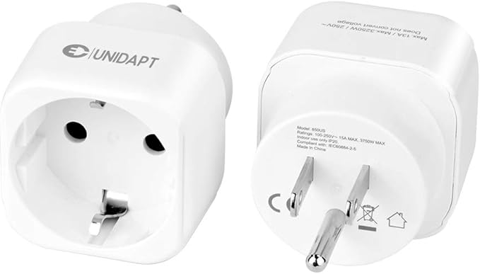 UNIDAPT EUROPE to US Plug Adapter